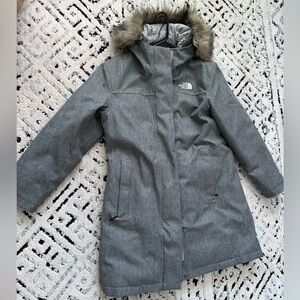 Dark Gray North Face Parka